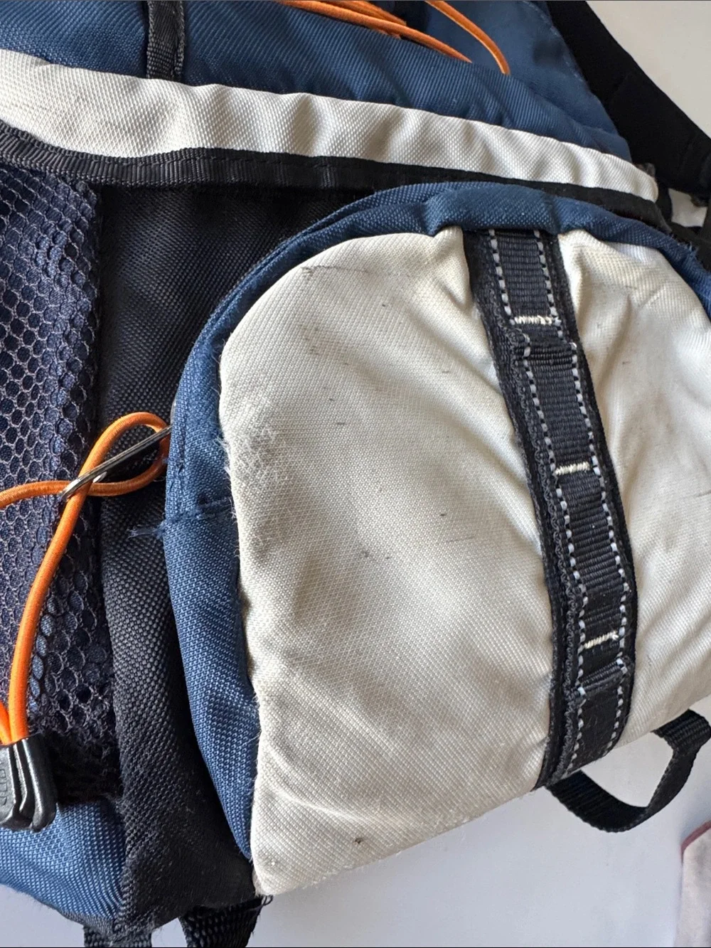 Volcom Navy and Orange Outdoor Backpack